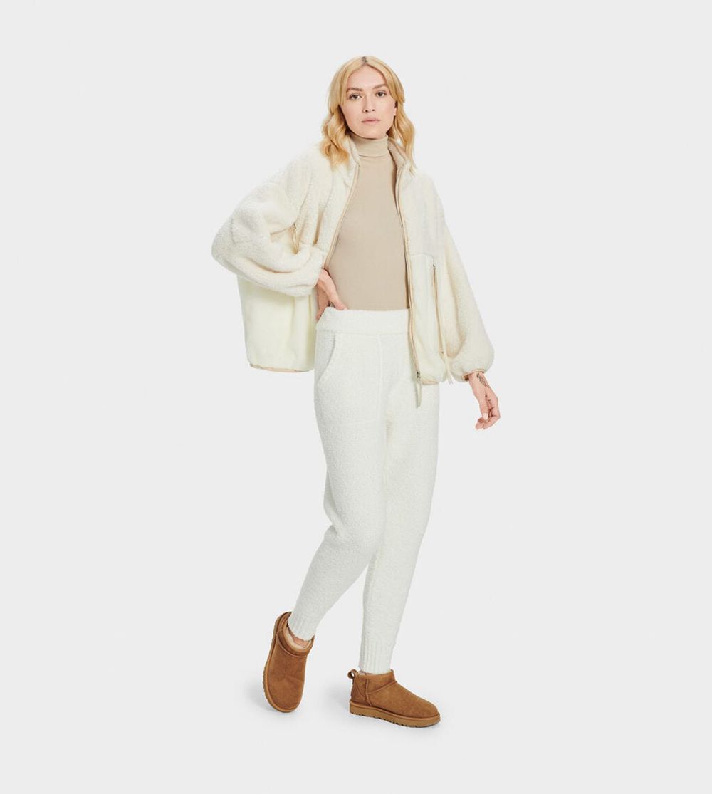 Ugg Jogger Womens - Ugg Safiya White - 237ZANULW